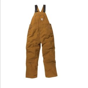 Kids Brown Carhartt Overalls